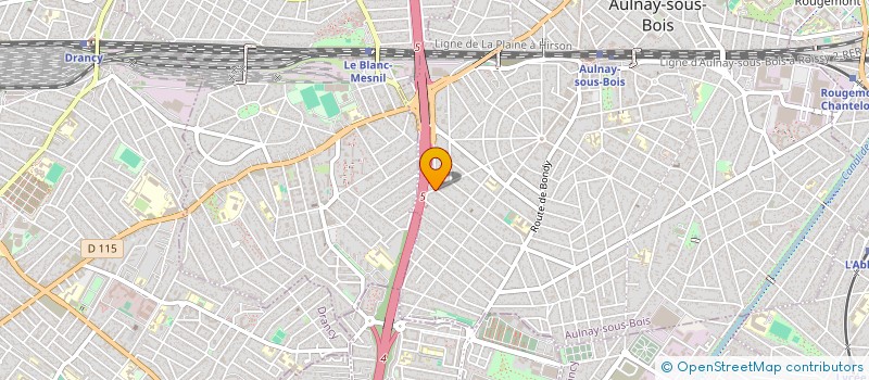 localisation de l'entreprise COMMUNAUTE DES EGLISES EVANGELIQUE GAGNER LES AMES POUR LE SEIGNEUR GAS à AULNAY-SOUS-BOIS