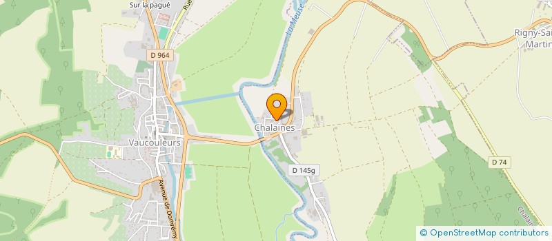 localisation de l'entreprise COMMUNAUTE DES ENTREPRENEURS INDIVIDUELS LORRAINS à CHALAINES