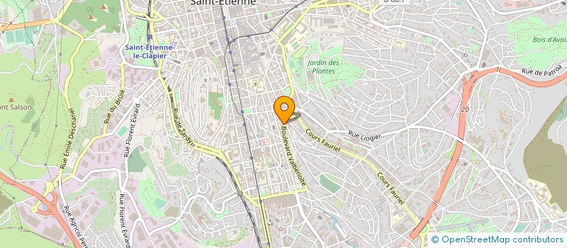 localisation de l'entreprise COMMUNAUTE DES FIGURINES FANTASTIQUES DU FOREZ  SAINT-ETIENNE