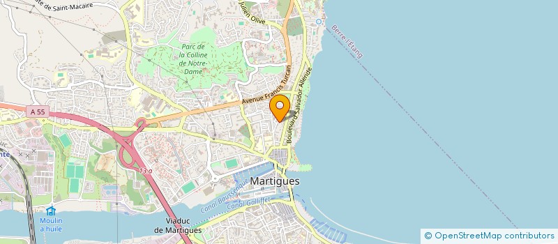 localisation de l'entreprise COMMUNAUTE DES FILLES DU COEUR IMMACULE DE MARIE A MARTIGUES à MARTIGUES