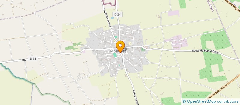 localisation de l'entreprise COMMUNAUTE DES FILLES DU SAINT COEUR DE MARIE DE MOLLEGES à MOLLEGES