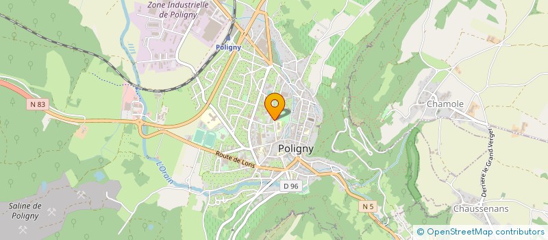 localisation de l'entreprise COMMUNAUTE DES FILLES DU ST ESPRIT  POLIGNY