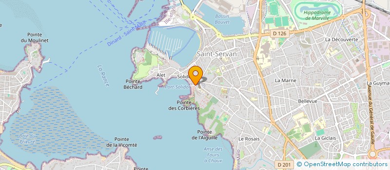 localisation de l'entreprise COMMUNAUTE DES FRANCISCAINES à SAINT-MALO