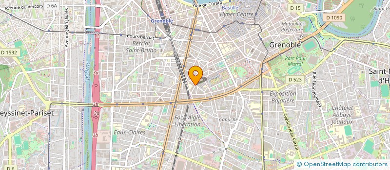 localisation de l'entreprise COMMUNAUTE DES FRERES à GRENOBLE