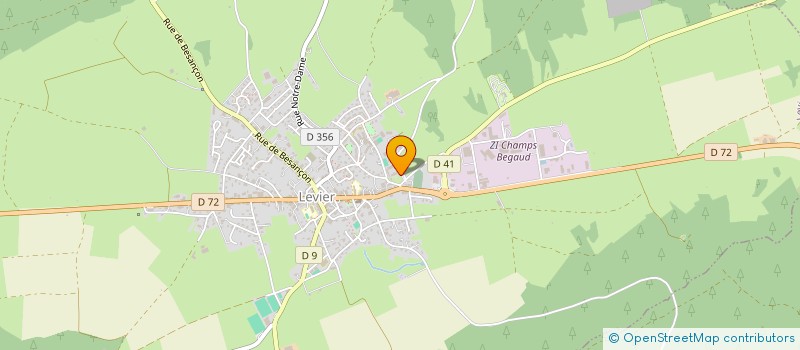 localisation de l'entreprise COMMUNAUTE DES FRERES  LEVIER