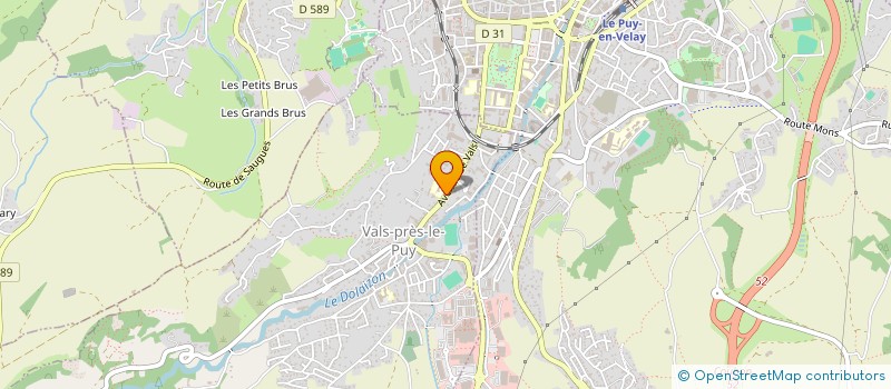 localisation de l'entreprise COMMUNAUTE DES FRERES  VALS-PRES-LE-PUY