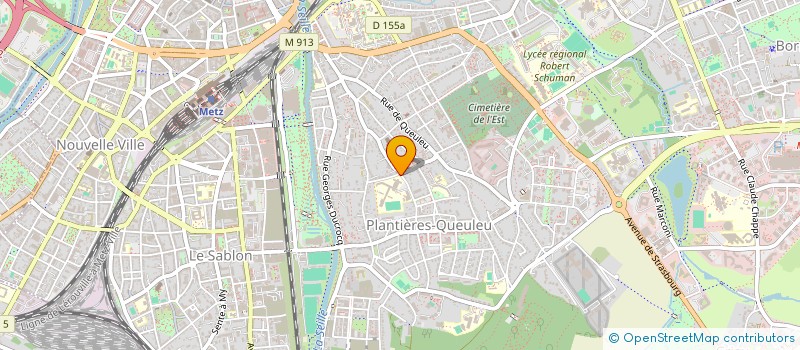 localisation de l'entreprise COMMUNAUTE DES FRERES DE METZ QUEULEU  METZ