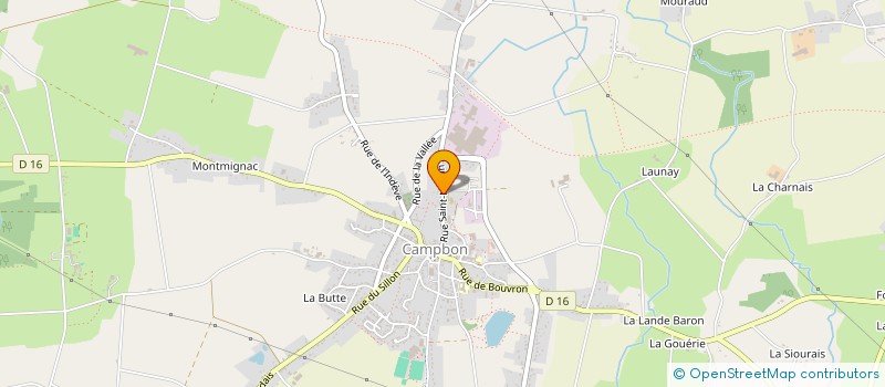 localisation de l'entreprise COMMUNAUTE DES FRERES DE PLOERMEL  CAMPBON