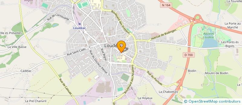 localisation de l'entreprise COMMUNAUTE DES FRERES DE PLOERMEL à LOUDEAC