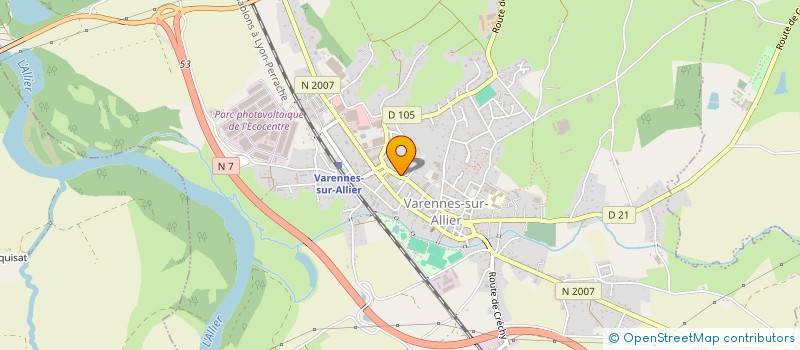 localisation de l'entreprise COMMUNAUTE DES FRERES MARISTES à VARENNES SUR ALLIER