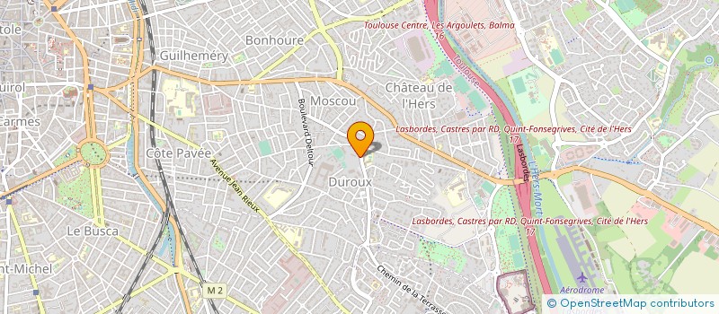 localisation de l'entreprise COMMUNAUTE DES FRERES RESIDENCE LA SALLE à TOULOUSE