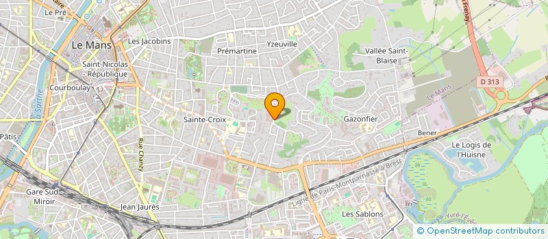 localisation de l'entreprise COMMUNAUTE DES MARIANITES  LE MANS