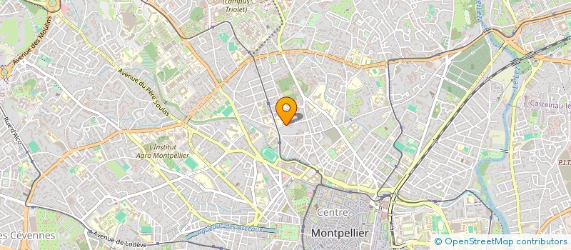 localisation de l'entreprise COMMUNAUTE DES PERES à MONTPELLIER