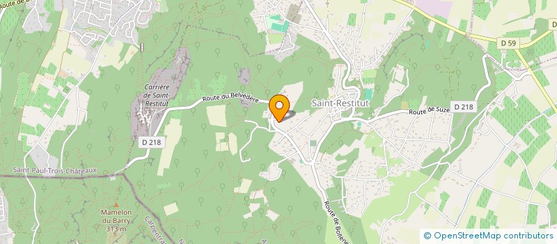 localisation de l'entreprise COMMUNAUTE DES REDEMPTORISTINES  SAINT-RESTITUT