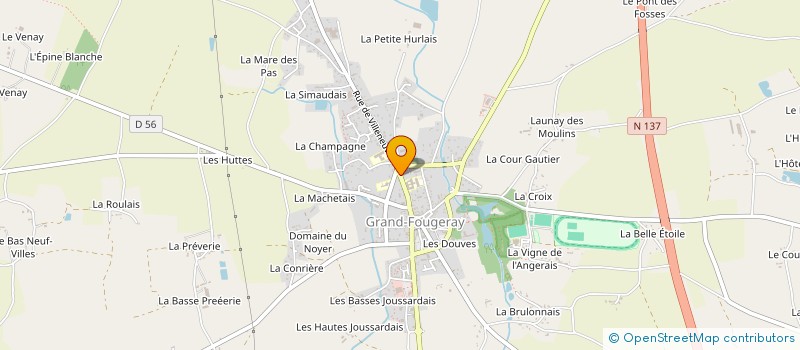 localisation de l'entreprise COMMUNAUTE DES SOEURS à GRAND-FOUGERAY