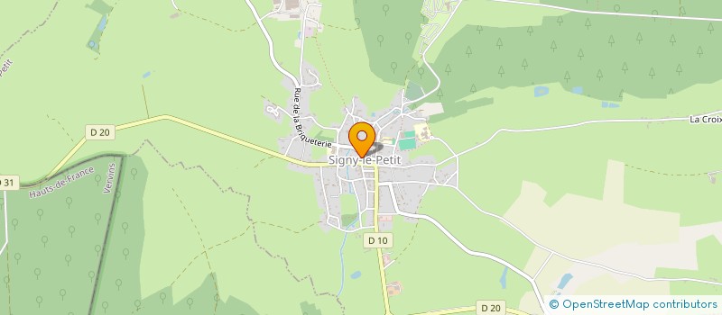 localisation de l'entreprise COMMUNAUTE DES SOEURS FRANCISCAINES  SIGNY-LE-PETIT