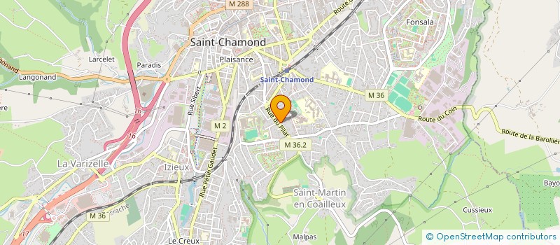 localisation de l'entreprise COMMUNAUTE DES URSULINES à SAINT-CHAMOND