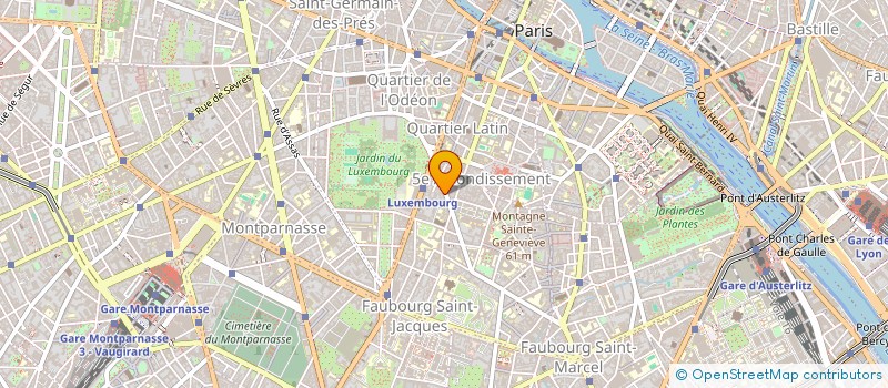 localisation de l'entreprise COMMUNAUTE DES URSULINES à PARIS