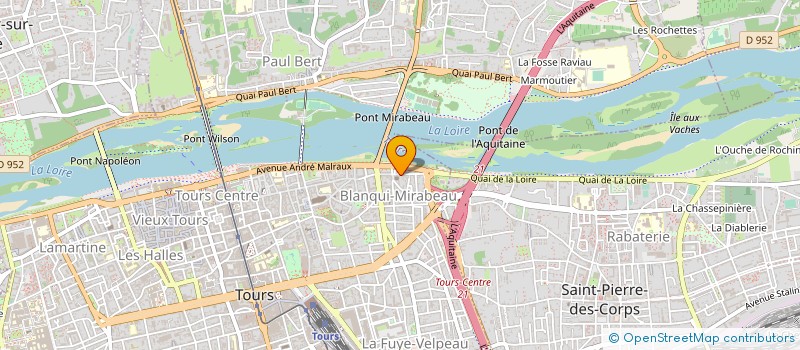 localisation de l'entreprise COMMUNAUTE DES URSULINES à TOURS