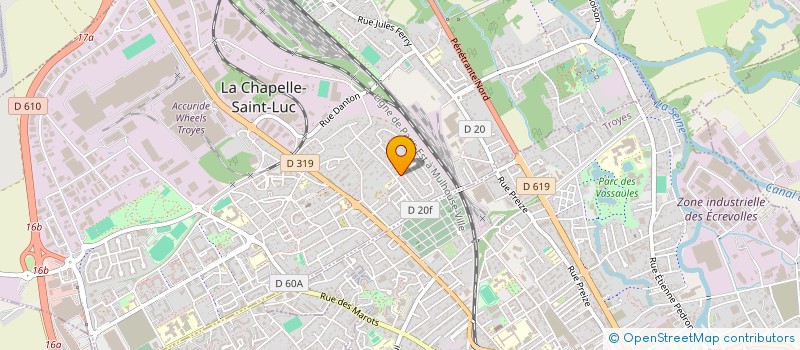 localisation de l'entreprise COMMUNAUTE DES VIETNAMIENS LIBRES DE L'AUBE à LA CHAPELLE-SAINT-LUC