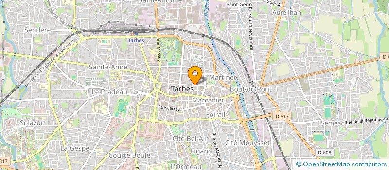 localisation de l'entreprise COMMUNAUTE DOMINICAINE  TARBES