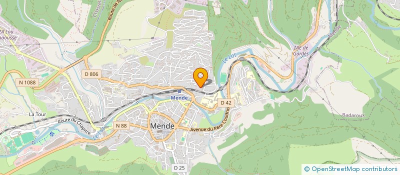 localisation de l'entreprise COMMUNAUTE DU CARMEL  MENDE