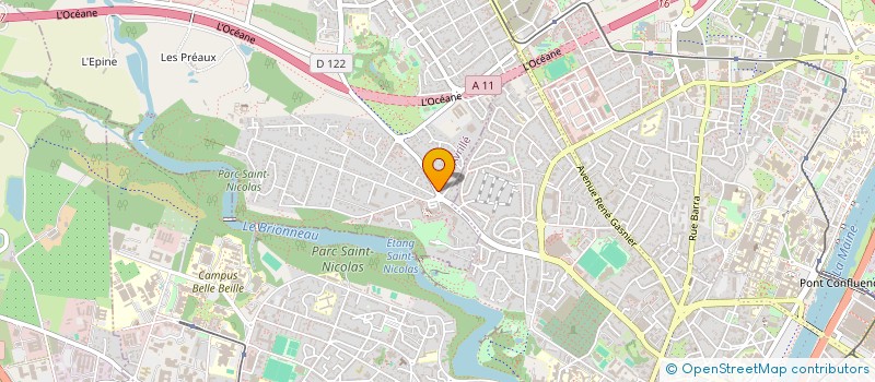 localisation de l'entreprise COMMUNAUTE DU CHAMP DES MARTYR à AVRILLE