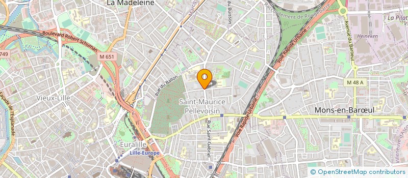 localisation de l'entreprise COMMUNAUTE EDUC CHRETIENNE MAIS RETRAITE à LILLE