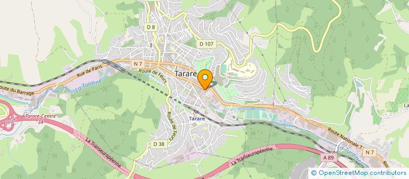 localisation de l'entreprise COMMUNAUTE EMMAEUS DE TARARE FONDATEUR ABBE PIERRE à TARARE
