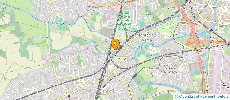 localisation de l'entreprise COMMUNAUTE EMMAUS à STRASBOURG