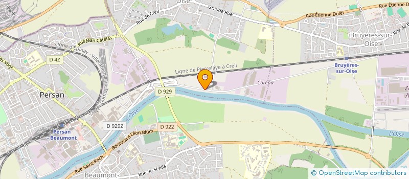 localisation de l'entreprise COMMUNAUTE EMMAUS BERNES SUR OISE à BERNES-SUR-OISE