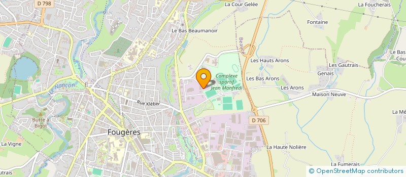 localisation de l'entreprise COMMUNAUTE EMMAUS PARON - FONDATEUR ABBE PIERRE à FOUGERES