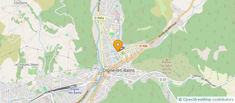 localisation de l'entreprise COMMUNAUTE EVANGELIQUE EGLISE PROTESTANT à DIGNE-LES-BAINS