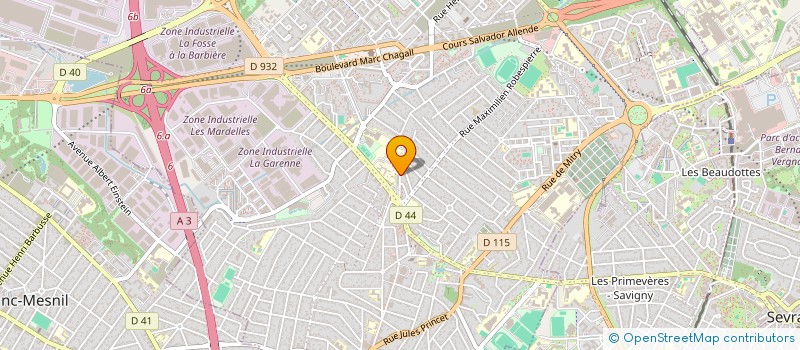 localisation de l'entreprise COMMUNAUTE EVANGELIQUE ''LA BONNE SEMENCE'' à AULNAY-SOUS-BOIS