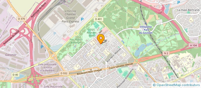 localisation de l'entreprise COMMUNAUTE EVANGELIQUE LE BUISSON ARDENT à AULNAY-SOUS-BOIS