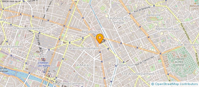 localisation de l'entreprise COMMUNAUTE EVANGELIQUE PROTEST CEP REPUB  PARIS