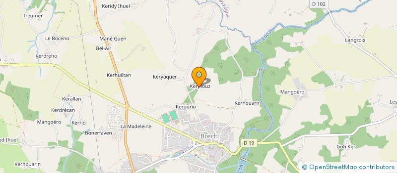 localisation de l'entreprise COMMUNAUTE F E C à AURAY