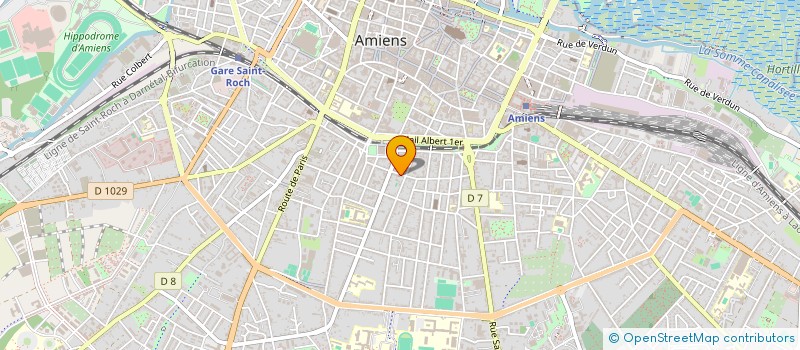 localisation de l'entreprise COMMUNAUTE FILLES DE L EGLISE  AMIENS