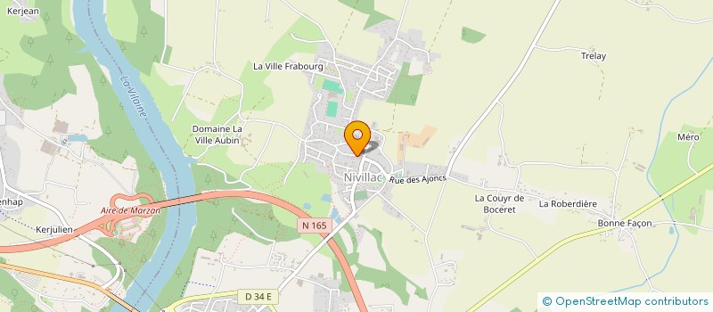 localisation de l'entreprise COMMUNAUTE FILLES DU ST ESPRIT  NIVILLAC