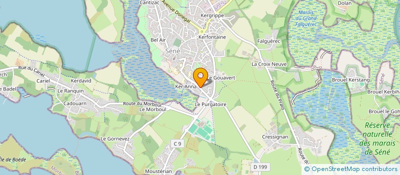 localisation de l'entreprise COMMUNAUTE FILLES DU ST ESPRIT  SENE