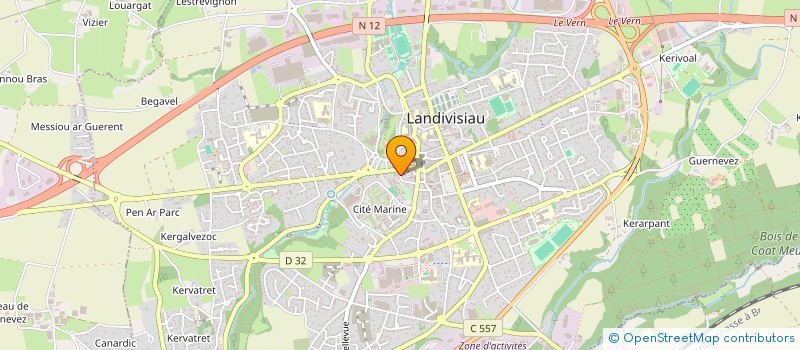 localisation de l'entreprise COMMUNAUTE FILLES ST ESPRIT  LANDIVISIAU