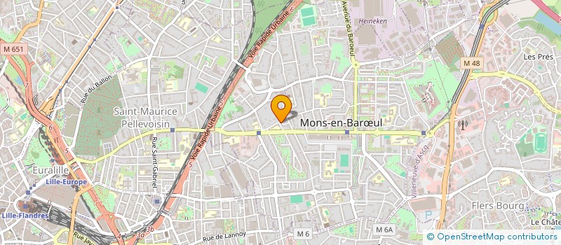 localisation de l'entreprise COMMUNAUTE FOI ET VIE  MONS-EN-BARUL