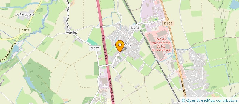 localisation de l'entreprise COMMUNAUTE FRANCOPHONE DES CONSTRUCTEURS DE R2  SEVREY