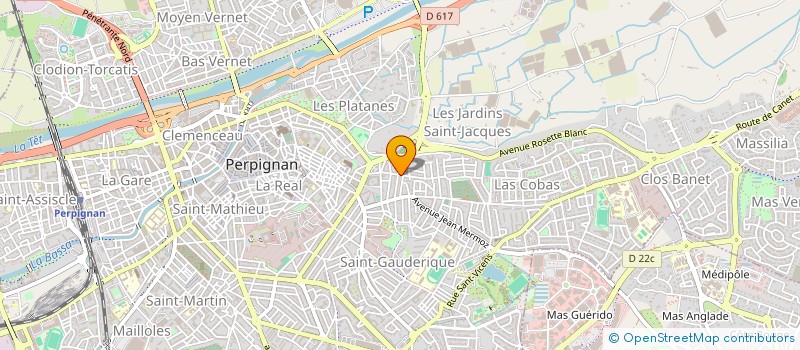 localisation de l'entreprise COMMUNAUTE FRERES ECOLES CHRETIENNE  PERPIGNAN