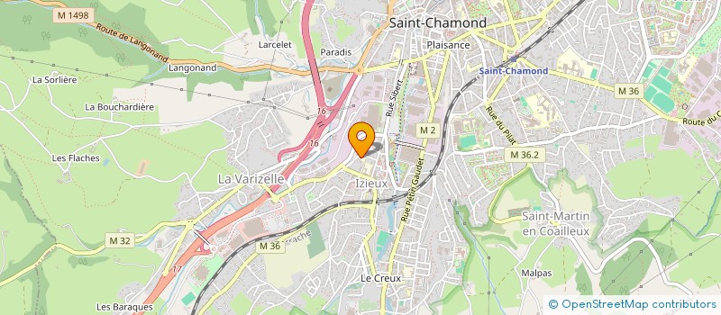 localisation de l'entreprise COMMUNAUTE FRERES MARISTES à SAINT-CHAMOND
