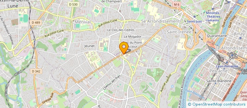 localisation de l'entreprise COMMUNAUTE FRERES MARISTES  SAINTE-FOY-LES-LYON