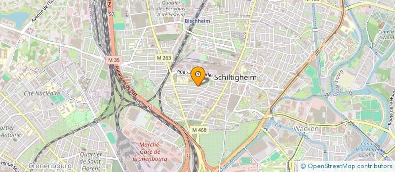 localisation de l'entreprise COMMUNAUTE HELLENIQUE D'ALSACE à STRASBOURG