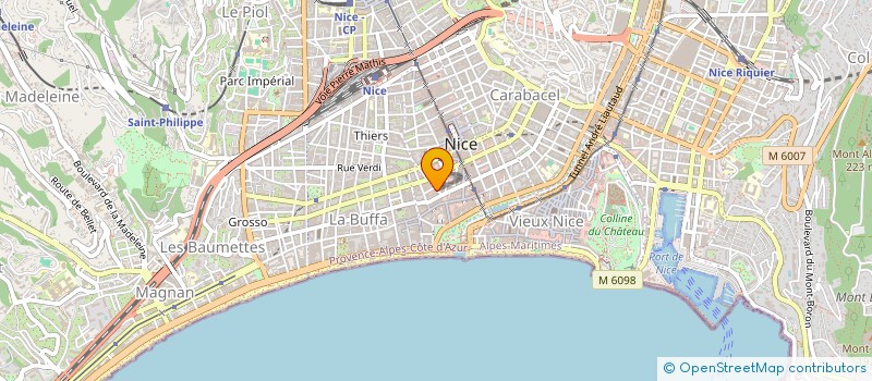 localisation de l'entreprise COMMUNAUTE IMMOB 20 ST FRANCOIS DE PAUL  NICE