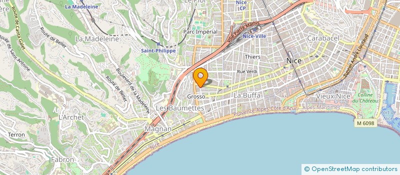 localisation de l'entreprise COMMUNAUTE IMMOB VILLA GEORGIA à NICE