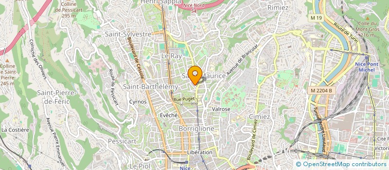 localisation de l'entreprise COMMUNAUTE IMMOBILIERE 6 AV SANTA FIOR à NICE